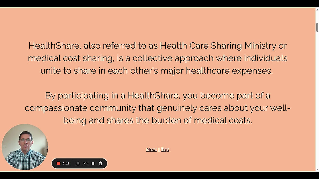 Healthshare is a Collective Approach to Sharing Medical Costs
